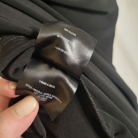 Black Draping Surplus Stretchy Top - Picture 7 of 10